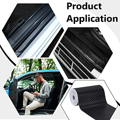 10M PVC Car Auto Fibre Sticker Vinyl Wrapping Film&nbsp;DIY-WH0128-48B