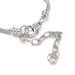 4Pcs 4 Styles Christmas Theme Glass & Alloy European Beads Bracelet Sets for Women&nbsp;BJEW-JB11198