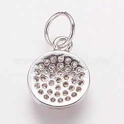 Brass Cubic Zirconia Pendants&nbsp;LS-ZIRC-K070-21P