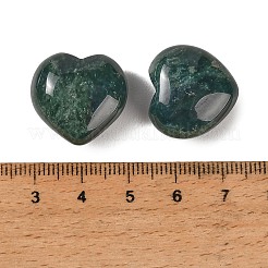 Natural Moss Agate Heart Love Stone&nbsp;GG-CBAA0EE-03-07