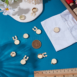 5 Pairs Brass Cufflinks&nbsp;BUTT-FG0001-56G