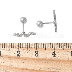 304 Stainless Steel Stud Earrings for Women&nbsp;EJEW-E603-02P