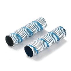ラックメッキアルミビーズ  長持ちメッキ  コラム  ミックスカラー  30x7.5mm&nbsp;ALLUM-R211-01P