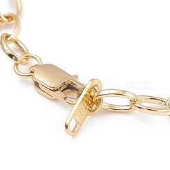 Brass Cable Chain Bracelet&nbsp;X-BJEW-JB07079