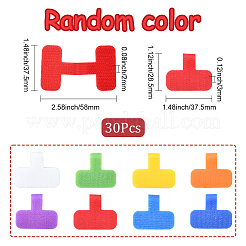 30Pcs Nylon Hook and Loop Cable Labels&nbsp;FIND-SP0004-89B