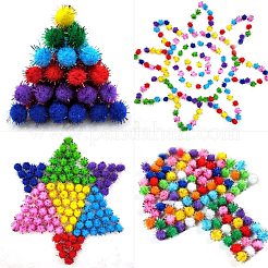 Handmade DIY Doll Craft Pom Pom Yarn Pom Pom Balls&nbsp;AJEW-PH0016-21