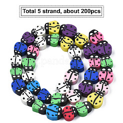 5 Strands Handmade Polymer Clay Beads&nbsp;CLAY-SC0001-45A