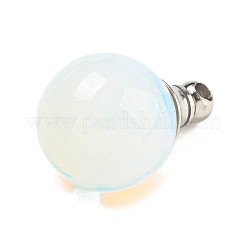 Opalite Perfume Bottle Pendants&nbsp;G-K338-22P-09