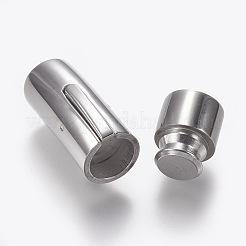 変色しにくい304ステンレススチール製バヨネット留め具  ステンレス鋼色  32x11mm  穴：9mm&nbsp;STAS-O114-031P-B