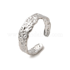 304 Stainless Steel Open Cuff Rings&nbsp;RJEW-H261-24P