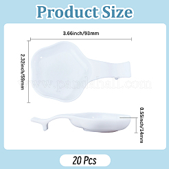 Flower Plastic Ink Dish&nbsp;AJEW-GF0013-76