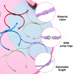 10Pcs Nylon Thread Bracelets Making&nbsp;BJEW-YW00010