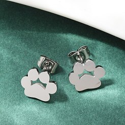 Tarnish Resistant 304 Stainless Steel Stud Earrings&nbsp;X-EJEW-E254-01P