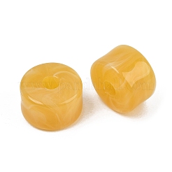 Two-Color Opaque Acrylic Imitation Gemstone Beads&nbsp;AC-CBA3EFE-02Q
