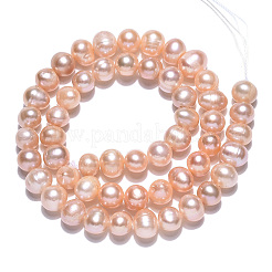 Natural Cultured Freshwater Pearl Beads Strands&nbsp;PEAR-N013-06J