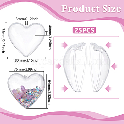 25Pcs Plastic Big Pendants&nbsp;KY-UN0001-12