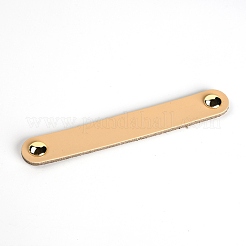レザーハンドル  ジュエリーボックスアクセサリー  ネジ付き  バリーウッド  170x25.5x9mm  穴：3mm&nbsp;FIND-WH0077-29B