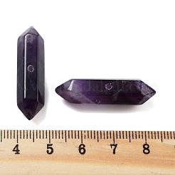 Natural Amethyst Double Terminal Pointed Beads&nbsp;G-A231-01F
