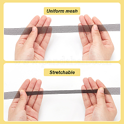 3 Bundles 3 Colors Polyester Fine Soft Horsehair Braid Boning&nbsp;DIY-FG0005-24