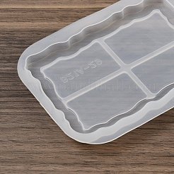 Diy額縁シリコンモールド  長方形  レジン型  UVレジン用  エポキシ樹脂工芸品作り  ホワイト  104x171x8mm  内径：83~97x31~122mm&nbsp;SL-CBA4EBF-03