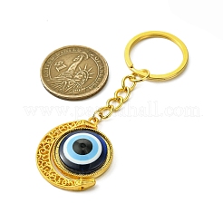 Alloy Pendant with Translucent Resin Cabochons Keychains&nbsp;KEYC-JKC01139