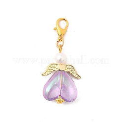 Angel Transparent Acrylic Pendant Decorations&nbsp;HJEW-JM03459-02