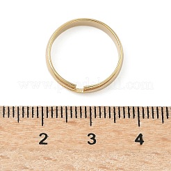 Adjustable Brass Finger Rings Components&nbsp;KK-K414-09G