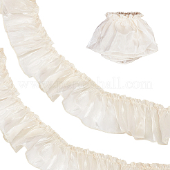 2M Silk Pleated Lace Trim Ribbon&nbsp;OCOR-CY0003-37A