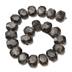 Natural Fluorescent Syenite Rock(Glow under UV Light) Beads Strands&nbsp;G-H078-B11-01