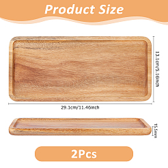 Acacia Wooden Serving Trays&nbsp;AJEW-WH0455-193B