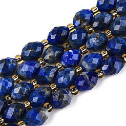 Natural Lapis Lazuli Beads Strands&nbsp;G-N342-35-8x6-10
