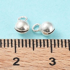 925スターリングシルバーペンダント  響き渡る鐘の魅力  銀  6.4x4x4.2mm  穴：1.5mm&nbsp;STER-K174-01A-S