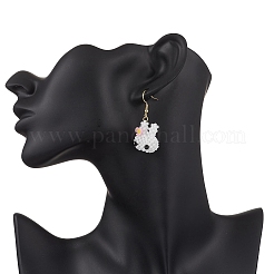Handmade Glass Seed Beads Dangle Earrings&nbsp;EJEW-MZ00568