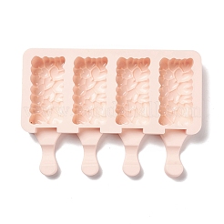 Food Grade DIY Rectangle Ice-cream Silicone Molds&nbsp;DIY-D062-03C
