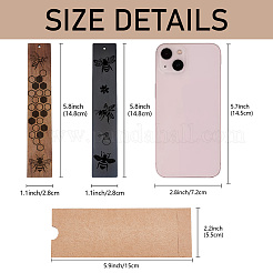 2Pcs Wood Bookmarks Set&nbsp;AJEW-CP0008-77E
