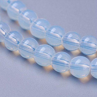 オパールラウンドビーズ連売り  6mm  穴：1mm  約69個/連  16.1インチ&nbsp;GLAA-A025-6mm-04-1