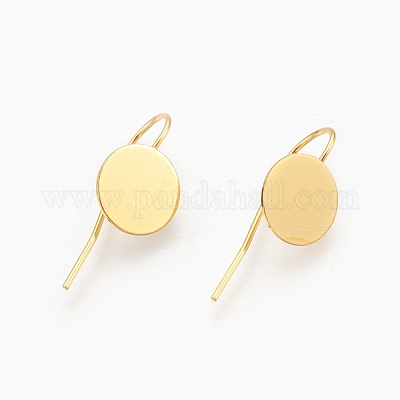 Brass Earring Hooks&nbsp;KK-A093-G-NF-1