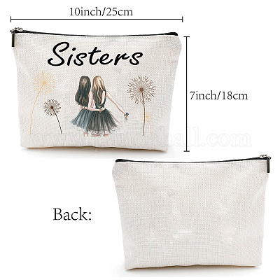 12＃コットンポリエステルバッグ  ストロージバッグ  長方形  人間の模様  18x25cm&nbsp;ABAG-WH0029-010-1