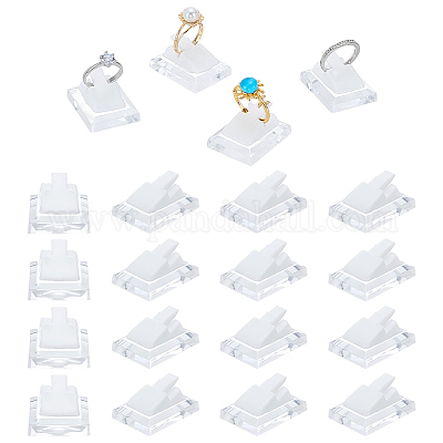 Plastic Single Ring Display Stands&nbsp;RDIS-WH0030-03A-1