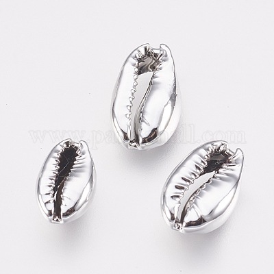 Electroplated Shell Beads&nbsp;BSHE-E024-01B-S-1