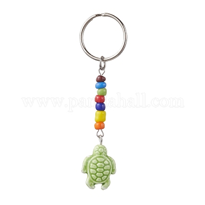 Handmade Procelain Keychain&nbsp;KEYC-MZ00002-1