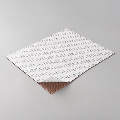ラインストーンステッカー  長方形  ライトローズ  240x200x1.7mm&nbsp;DIY-WH20048-003C-1