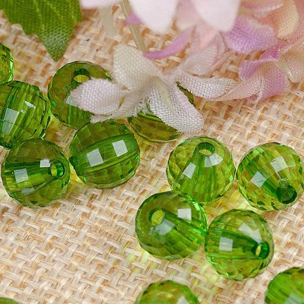 Transparent Acrylic Beads TACR-NH0001-H-01-1