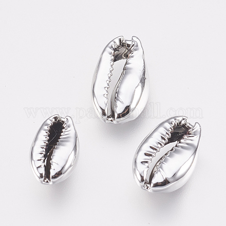 Electroplated Shell Beads&nbsp;BSHE-E024-01B-S-1