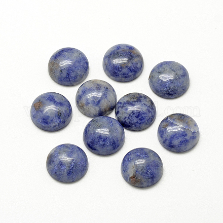 ナチュラルブルースポットジャスパーカボション  半円/ドーム  10x4~5mm&nbsp;G-R416-10mm-45-1