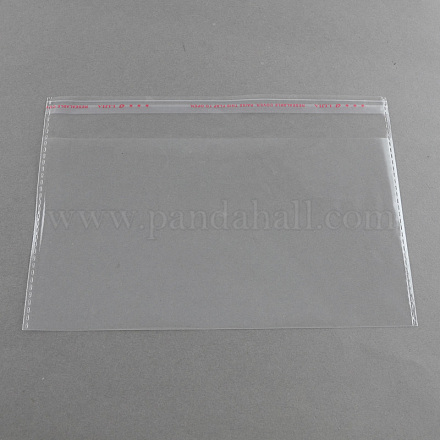 セロハンのOPP袋  長方形  透明  14x20cm  一方的な厚さ：0.035mm  インナー対策：11x20のCM&nbsp;OPC-S015-01-1