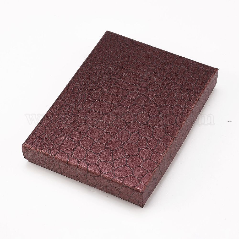 Wholesale Python Pattern Cardboard Jewelry Set Boxes - Pandahall.com