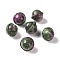 Natural Ruby in Zoisite Display Decorations, Gemstone Figurine, Planet, 20x18mm