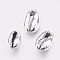 Electroplated Shell Beads, Cowrie Shells, Silver Color Plated, 21~25x15~17x7~8mm