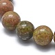 Natural Unakite Bead Stretch Bracelets&nbsp;BJEW-K212-A-042-3